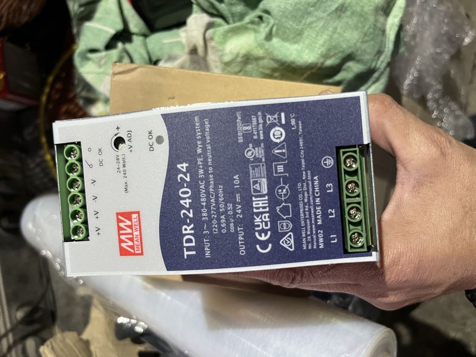 Блок живлення на DIN-рейку Mean Well 240W 10A 24V TDR-240-24
