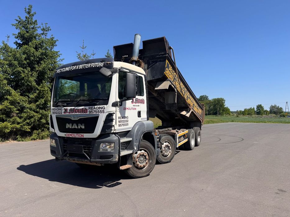 MAN TGS 35.400 8x4 BB Kiper Wywrot  MAN TGS 35.400 Euro6  8x4 Wywrotka Klima Anglik