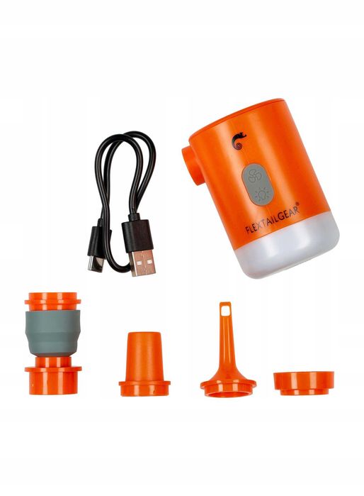 Pompka elektryczna materaca 4w1 Flextail MAX PUMP 2 PRO lampka powerbank