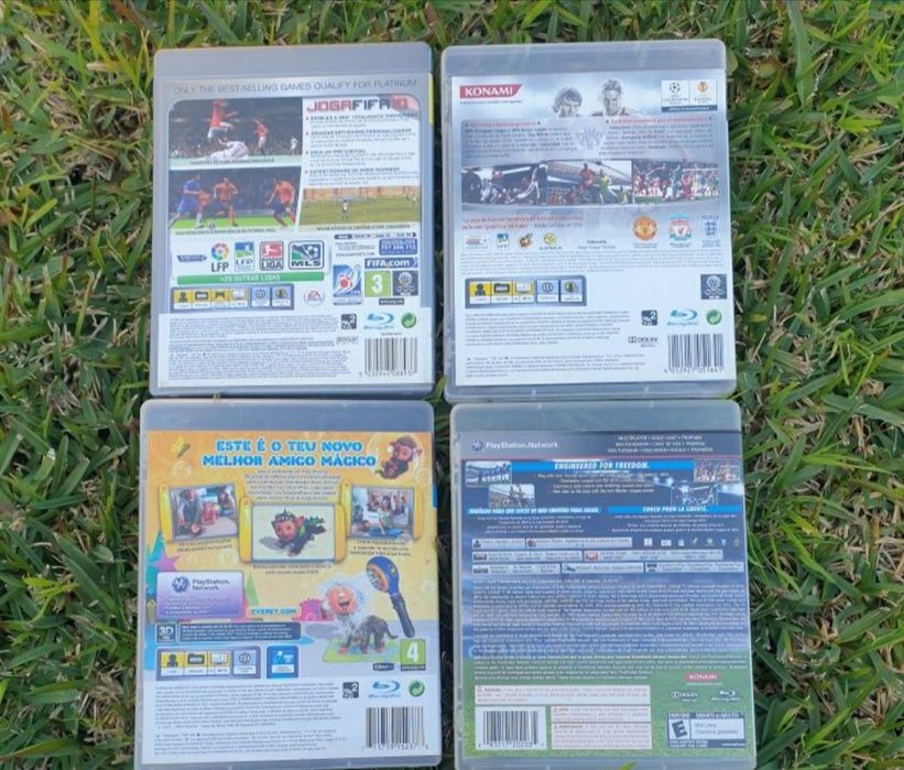 Jogos ps3 -FIFA 10. Pes 2011. Pes 2010. Eyepet move edition