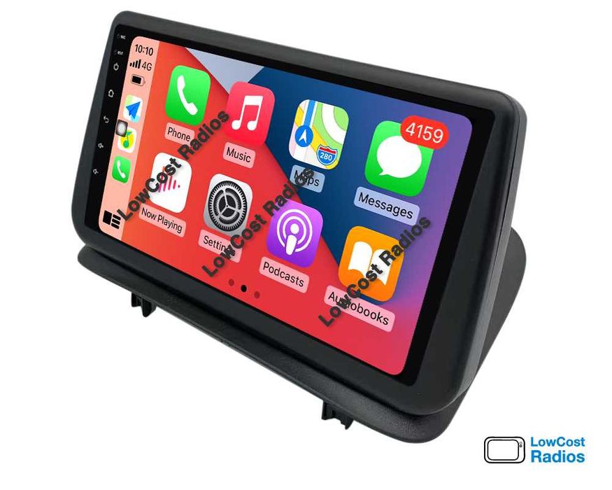(NOVO) Rádio 2DIN 9"• Renault Clio 3 III | (2005 a 2014) • Android GPS • Mãos livres • CARPLAY • ANDROID AUTO