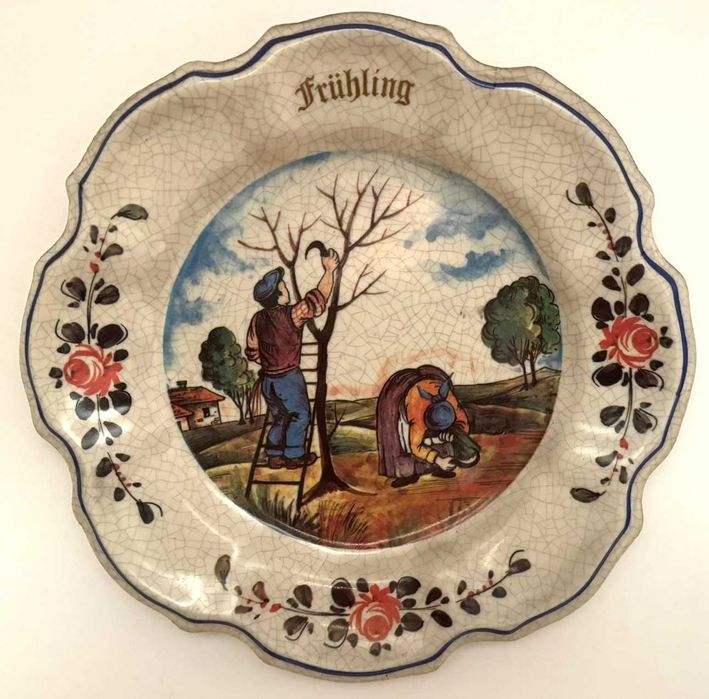 Pratos de parede decorativos