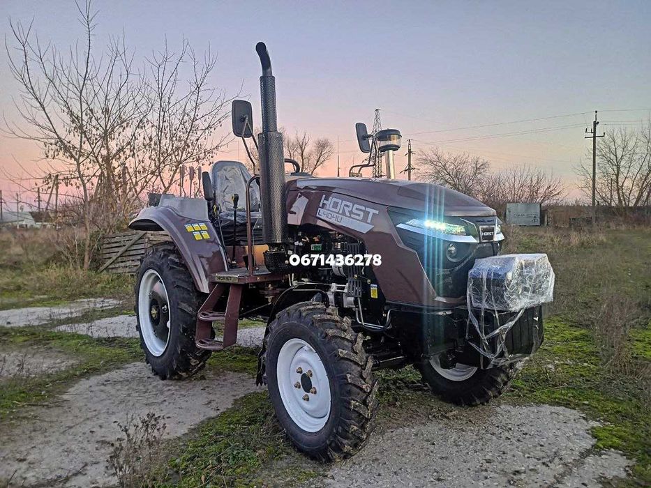 Мінітрактор HORST L 404 U двигун КМ490ВТ примусова гідравліка Доставка