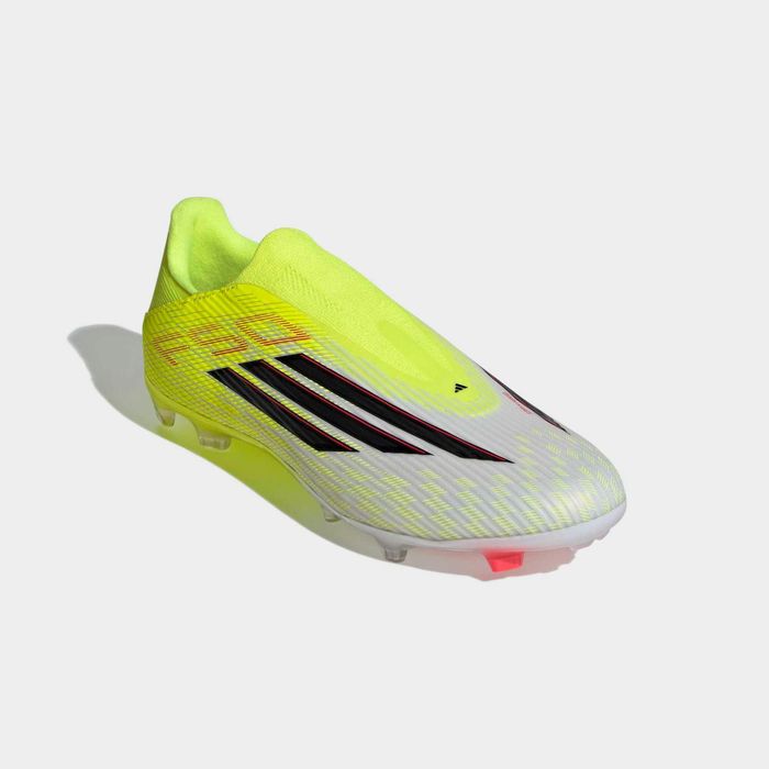 Chuteiras de Futebol sem Atacadores Adulto F50 League FG/MG Amarelo