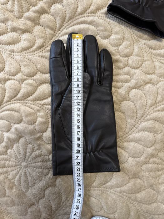 Чоловічі шкіряні перчатки tommy hilfiger