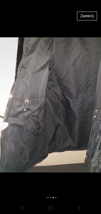 Zimowa parka dwustronna