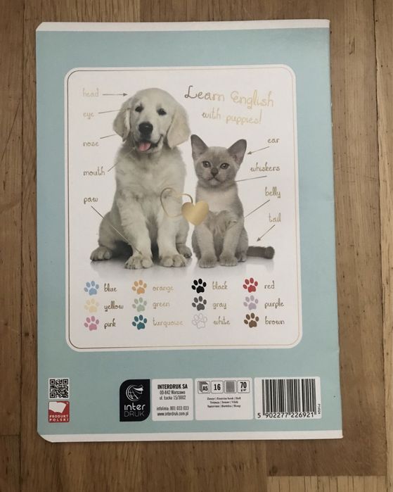 Zeszyt w kratkę A5 48tknsz