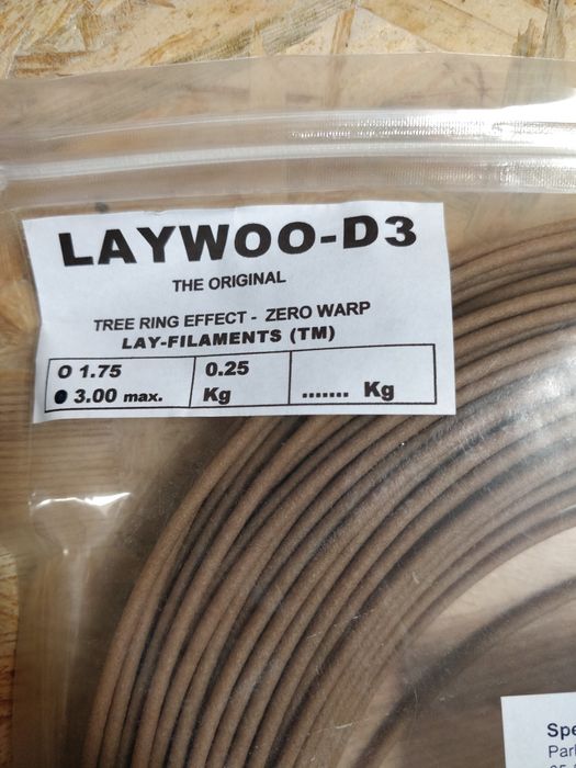 Filament 3mm Plastik Drewnopodobny do Drukarki 3D