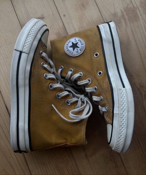 Кеди Converse All Star Chuck Taylor, високі, гірчичного кольору