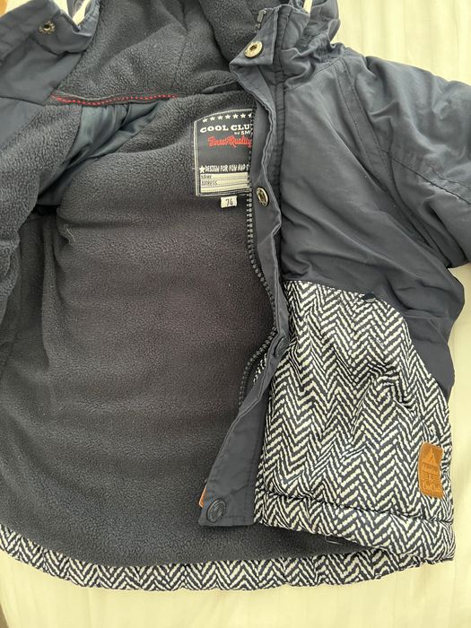 Granatowa kurtka dla dziecka 74