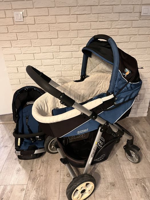 Coneco chameleon V4 wózek głęboki spacerowy parasolka
