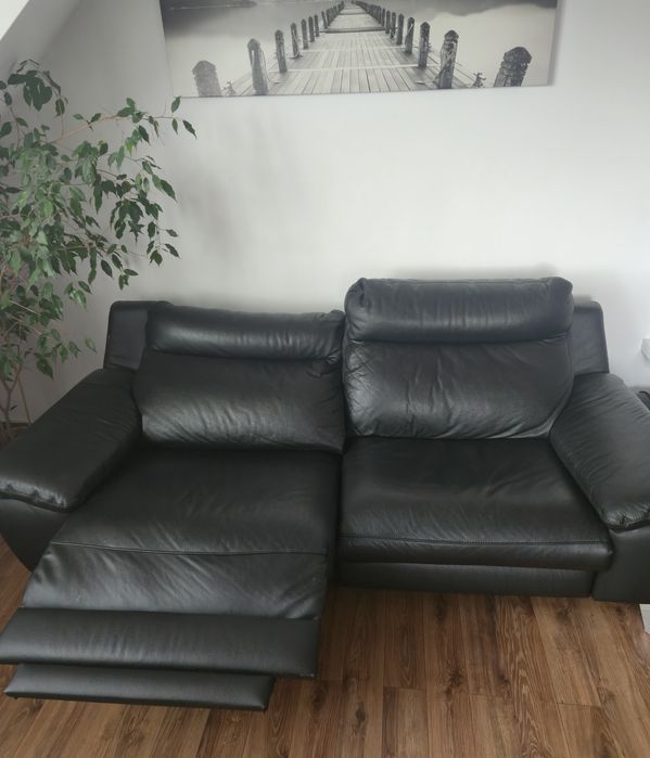 Sofa rozkładana skóra