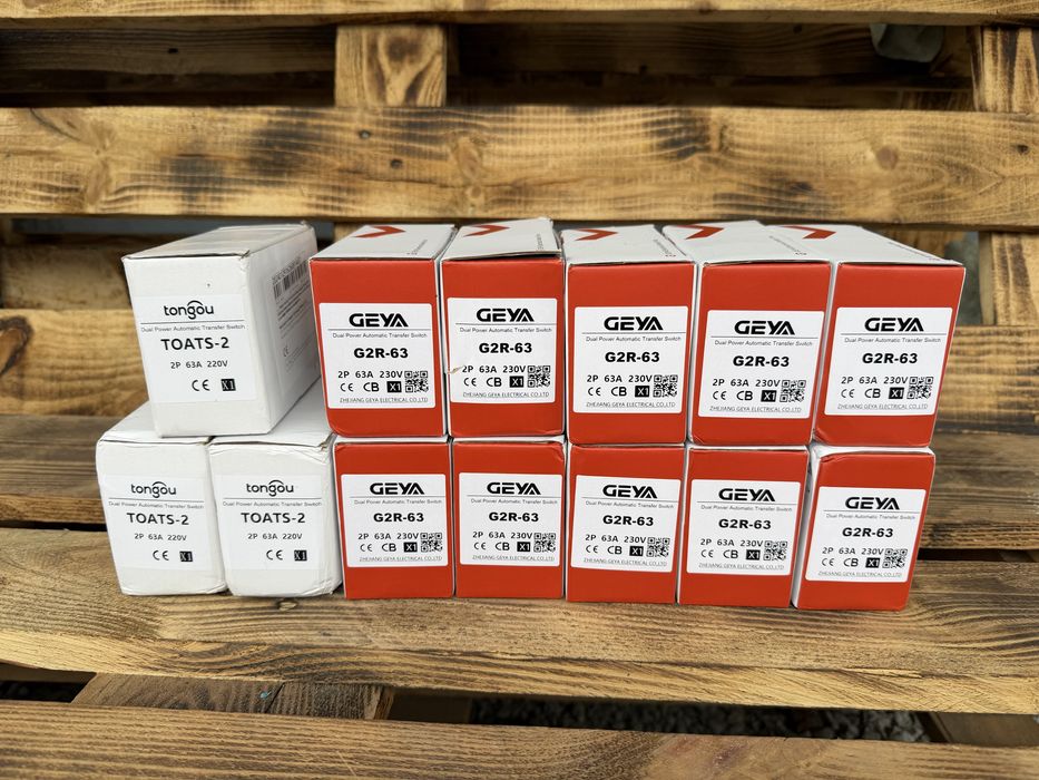 Авр 63а 220в Geya TONGOU ввод резерва