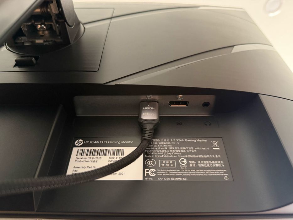 Monitor Gaming HP X24ih (24'' - 1 ms - 144 Hz - IPS)
