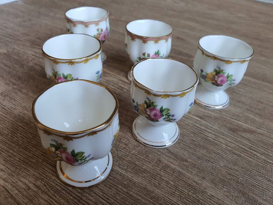 Kieliszki do jajek porcelanowe Royal Albert