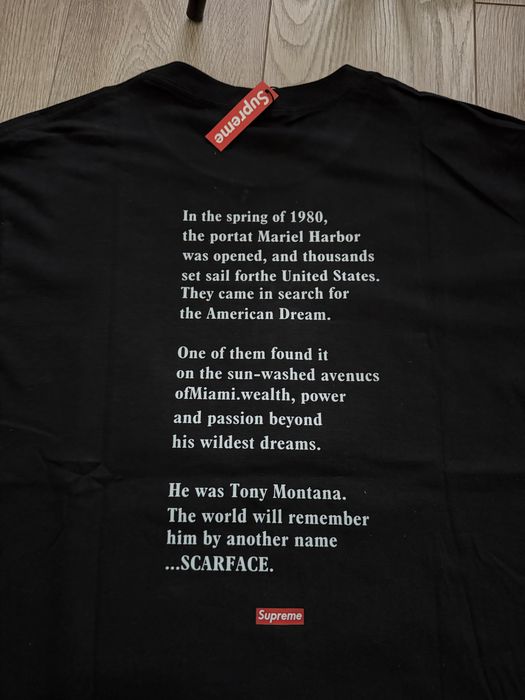 Футболки Supreme Scarface нові з всіма бірками