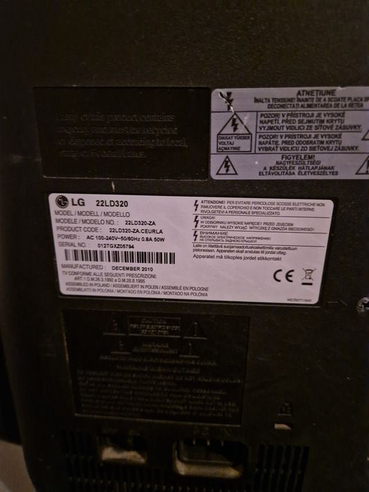Telewizor LG  '22' cale