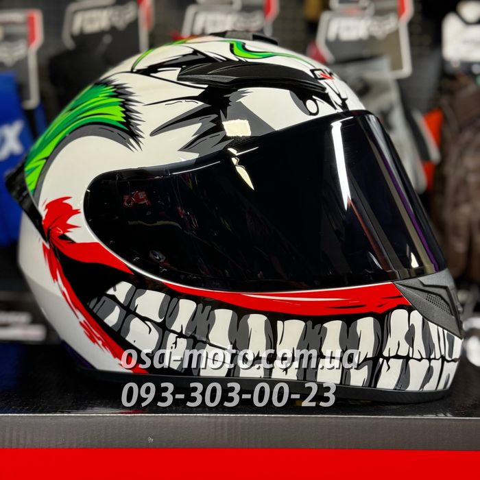 Мотошлем Joker з тонованим склом мото шлем інтеграл закритий мотошлем