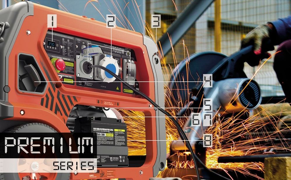 Gerador a Gasolina Monofásico 5500W