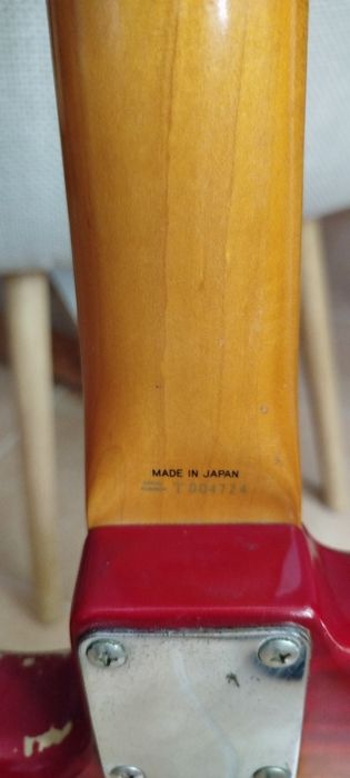 Fender Strat MiJ Foto Flame ’62 Reissue Cherry Burst 1994