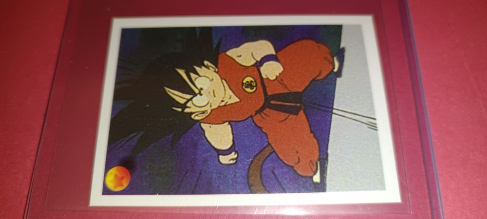 Antiga e Rara carta DragonBall de 1986 Panini