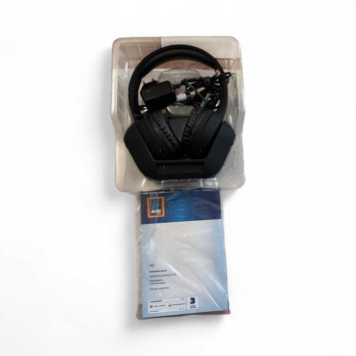 Słuchawki bezprzewodowe Terris – kolor czarny