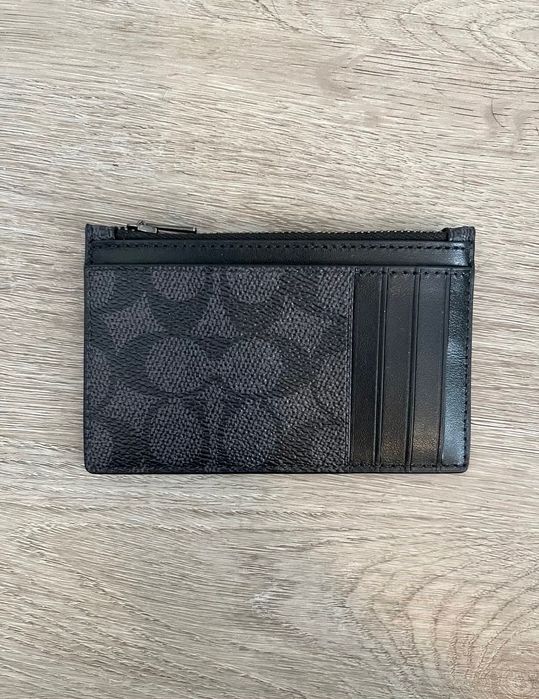COACH Zip Card Case гаманець коач оригінал кошелек кардхолдер оригинал