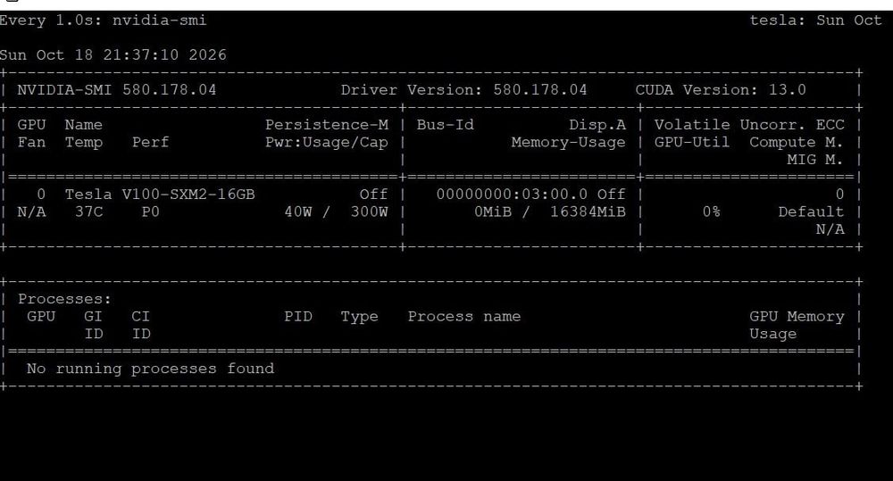 NVIDIA Tesla V100 16GB PCIe — Usada / Em excelente estado