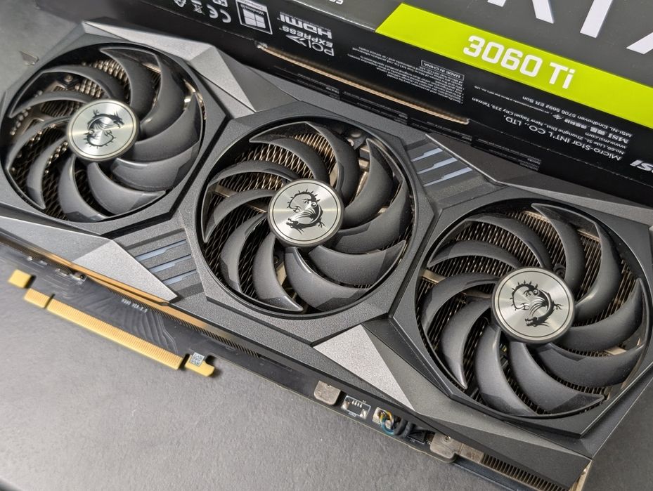Топова! Відеокарта MSI GAMING Z Trio RTX 3060Ti 8GB (GDDR6) Гарантія