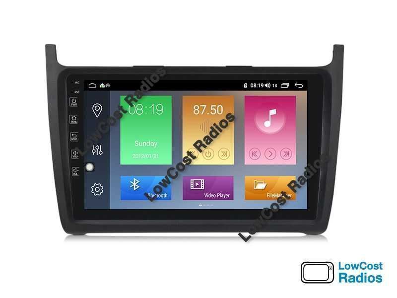 Rádio 2DIN (9") • Volkswagen VW POLO MK5 (2008 a 2017) • Android 15 • GPS | CARPLAY • ANDROID AUTO