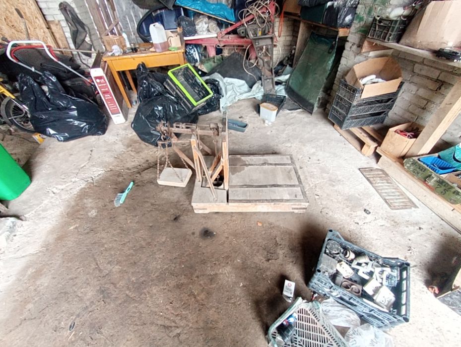 Sprzedam wagę platformową do zboża.