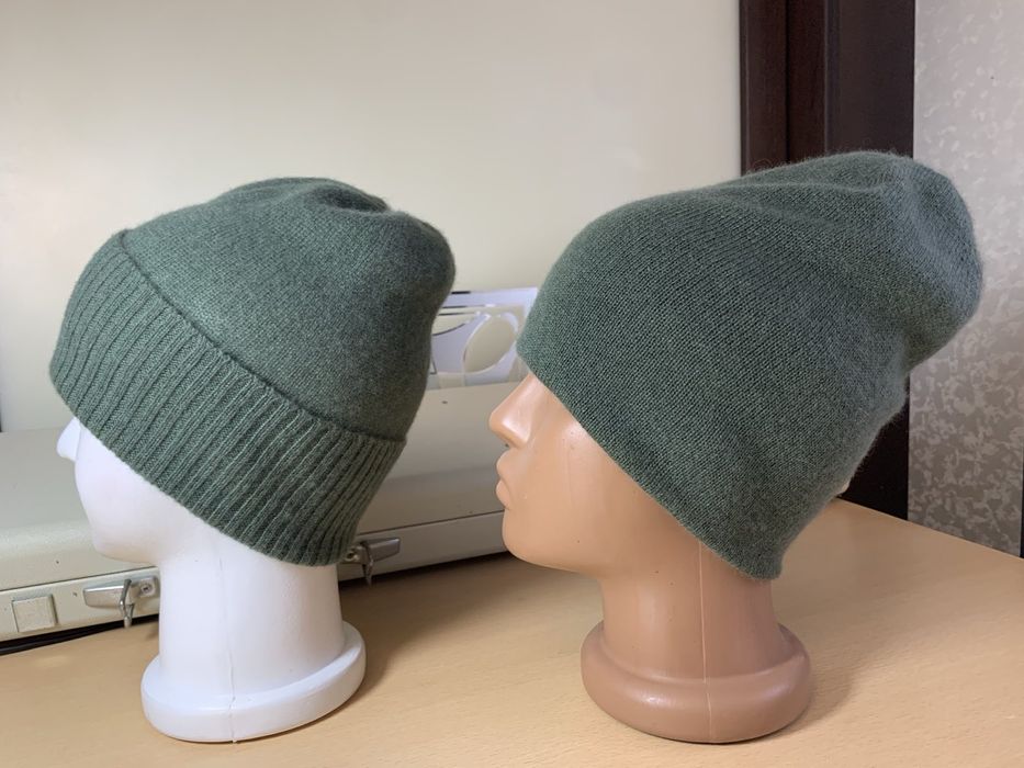 Шапка Кашемір 100% із преміального кашеміру чоловіча, унісекс, жіноча