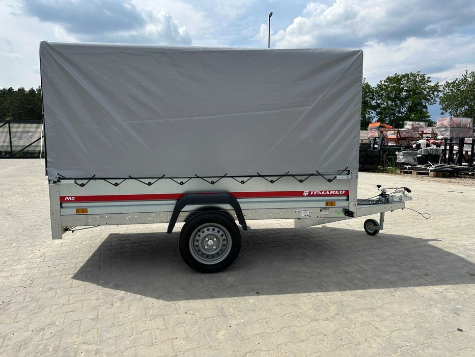 TEMARED PRO 2612 przyczepka samochodowa + plandeka + stelaż 110 cm