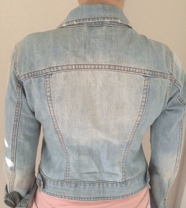 Blusão de ganga curto