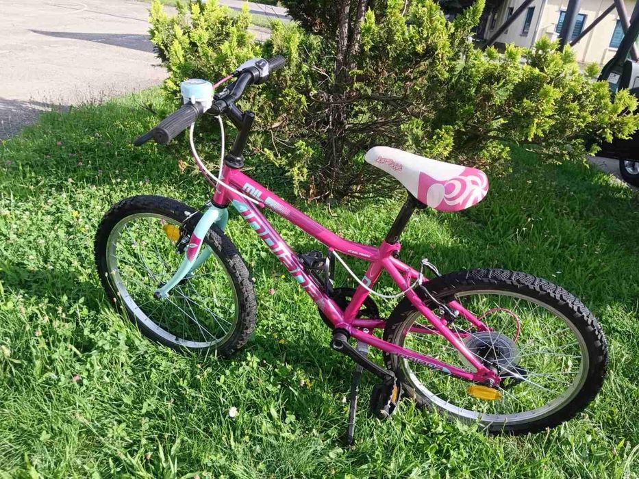 Jak NOWY ROWER INDIANA dla dziewczynki różowy 20 cali