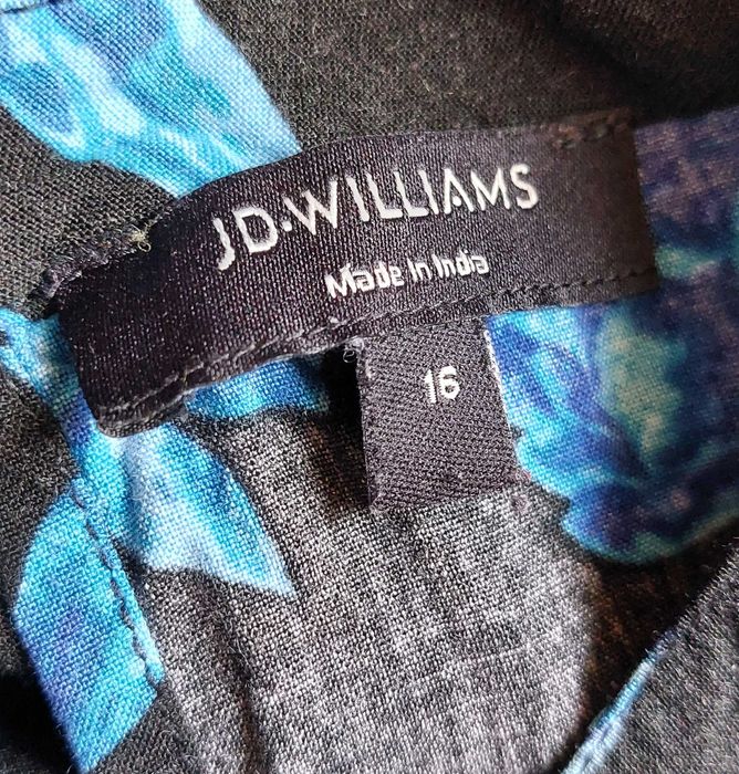 Sukienka JD Williams next 100% Wiskoza 16/44 kwiaty romantic