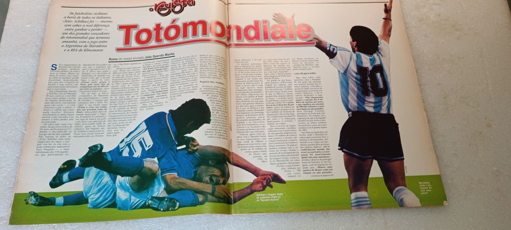 Revista Expresso com Mundial Futebol 1990