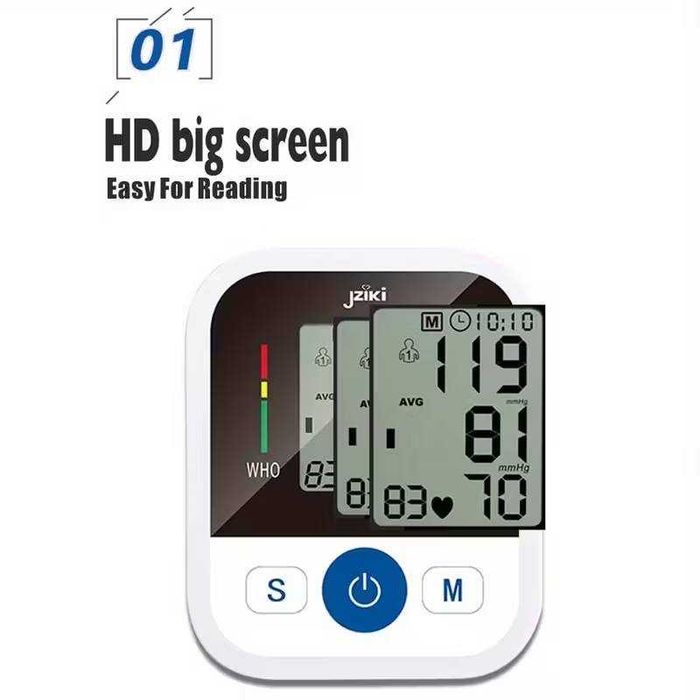 Monitor de Pressão Arterial automático de braço. Novo. Em caixa.