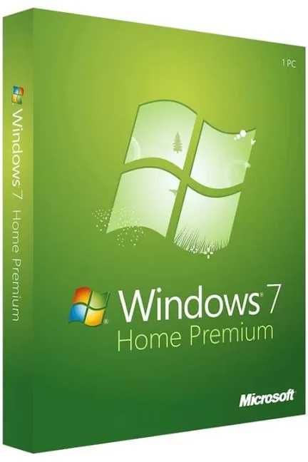 Операційна система Microsoft Windows 7 Home Premium OA, на DVD диску