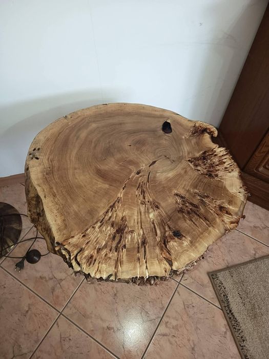 Stolik kawowy drewno z czeczotą