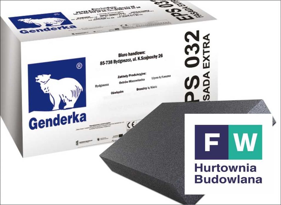 Styropian Fasadowy Grafitowy EPS 033 Genderka CAŁA POLSKA elewacja