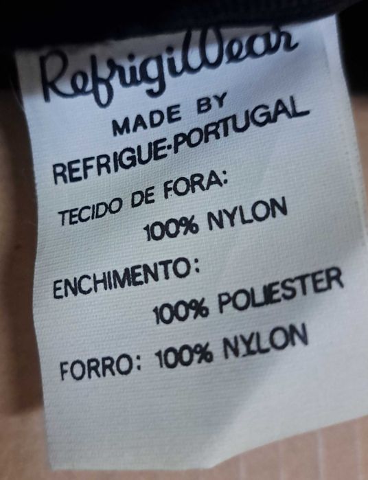 Fato de Chuva/Frio “REFRIGIWEAR”  tamanho XL.