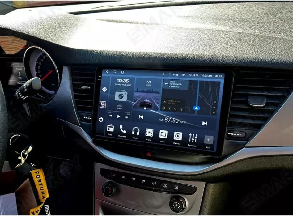 Rádio Opel Astra K Android 14 com GPS (Novo)