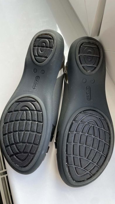 Crocs czarne baleriny isabella huarache W8 38/39