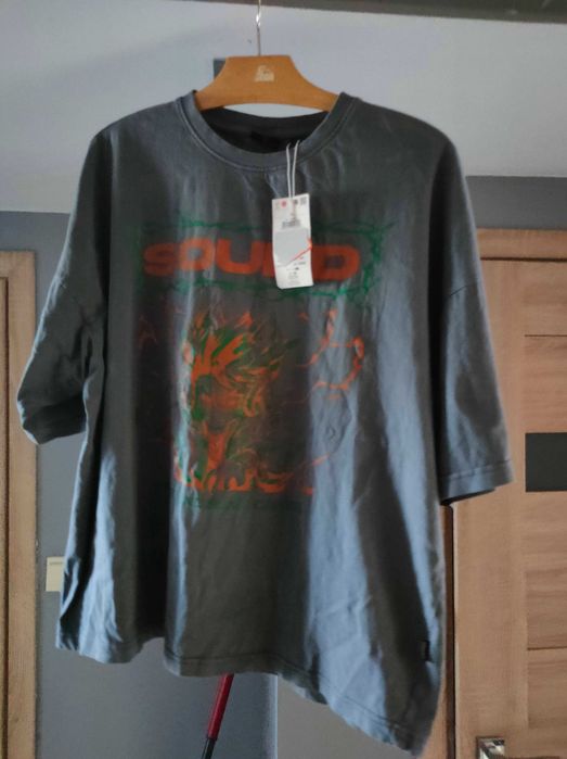 Koszulka z nadrukiem muzycznym oversize Cropp, r. L