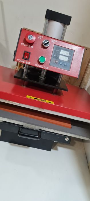 Prensa térmica hidráulica 60x40 automática + compressor