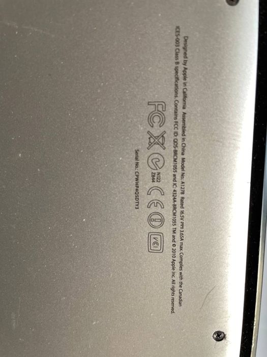 Macbook pro 13 2012 500gb