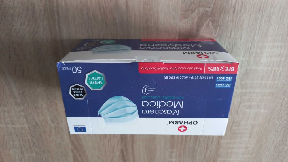 Maseczki Medyczne 50 sztuk - Nowe