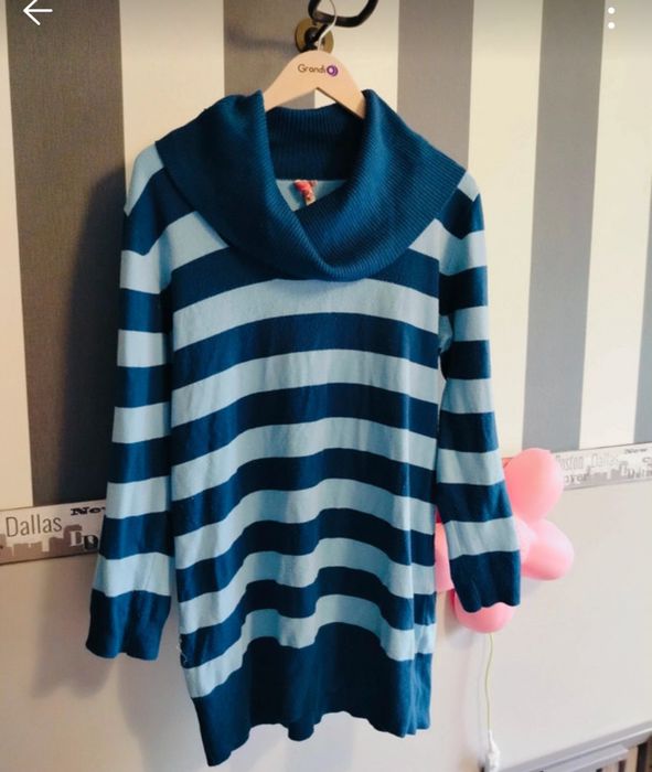 Golf, pólgolf, sweter, Tunika, Maxi Size, duży rozmiar