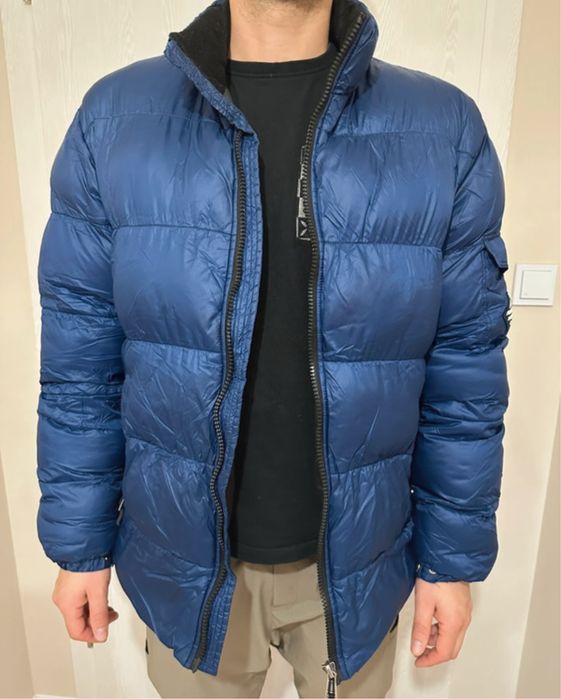 Kurtka zimowa męska bardzo ciepła bez kaptura